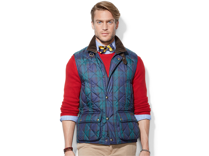 Quilted Tartan Men  Jackets