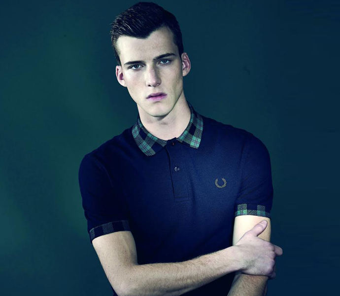 Fred-Perry blue polo t shirts
