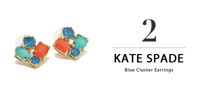 Kate Spade Blue Lantern Flounce Dress