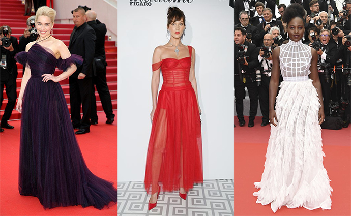 Cannes Film Festival Bella Hadid stuns in red dress on red carpet   newscomau  Australias leading news site