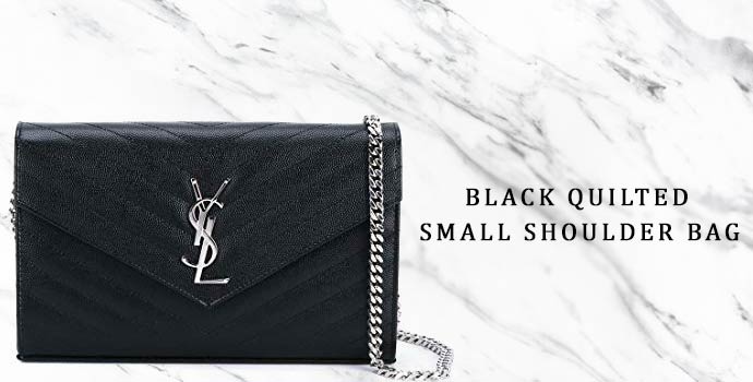 Black quilted bag Black quilted bag