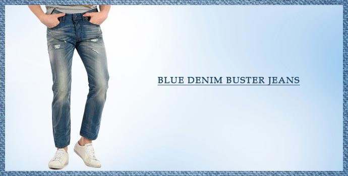 DIESEL Blue Denim Buster Jeans