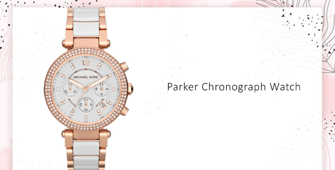 Michael Kors parker chronograph watch