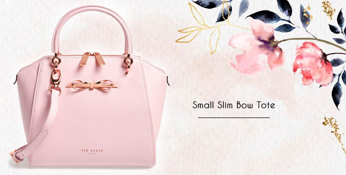 Ted Baker Small Slim bow tote