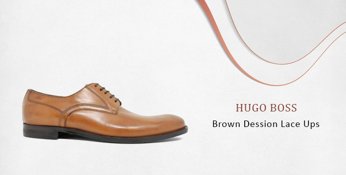 Hugo Boss Brown Dession Lace Ups