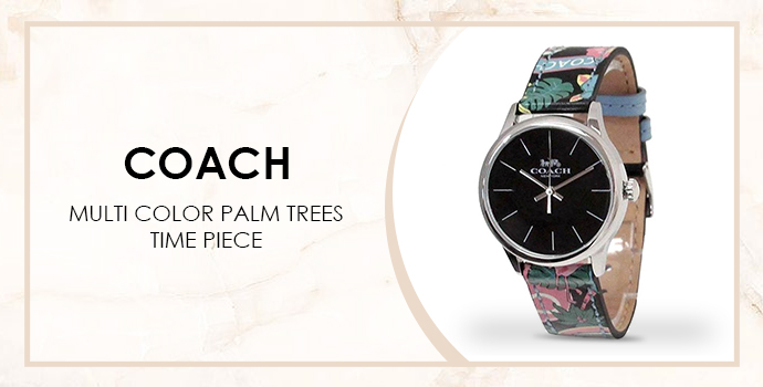 Coach palm trees watch