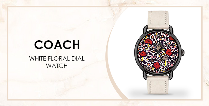 floral Coach watch