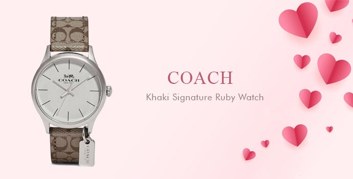 Coach
Khaki Signature Ruby Watch