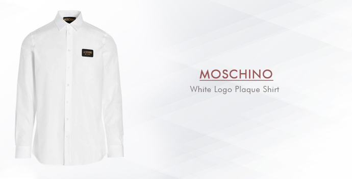 Moschino
White Logo Plaque Shirt