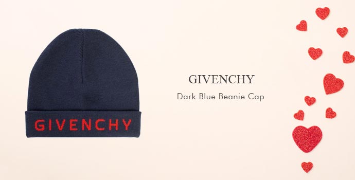 Givenchy
Dark Blue Beanie Cap