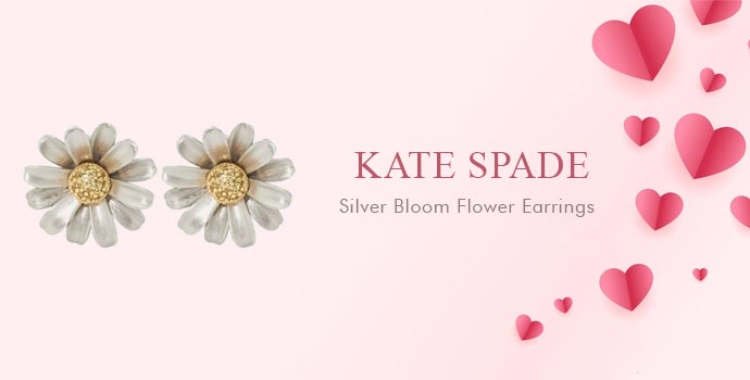 Kate Spade
Silver Bloom Flower Earrings