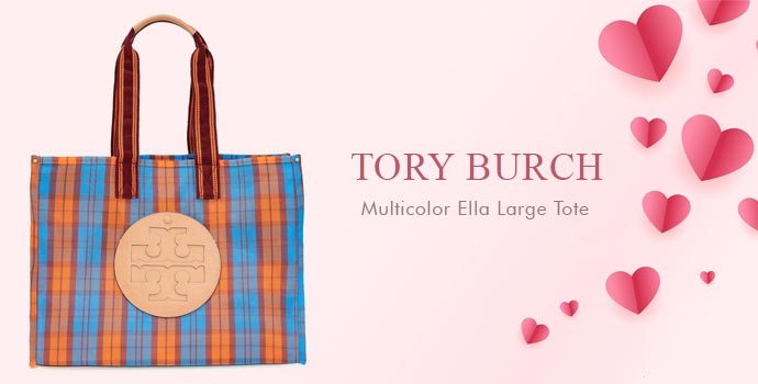 Tory Burch 
Multicolor Ella Large Tote