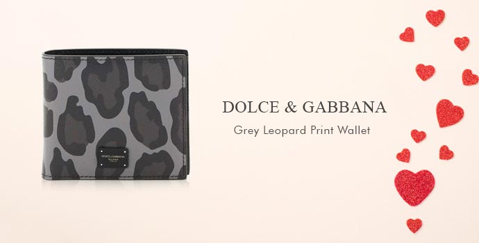 Dolce & Gabbana
Grey Leopard Print Wallet