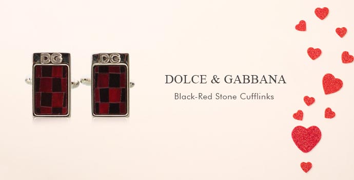 Dolce & Gabbana
Black Red Stone Cufflinks
