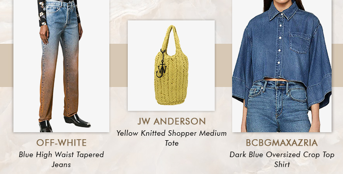 JW Anderson
Yellow Knitted Shopper Medium Tote