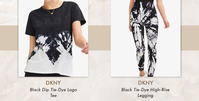 DKNY
Black Dip Tie-Dye Logo Tee