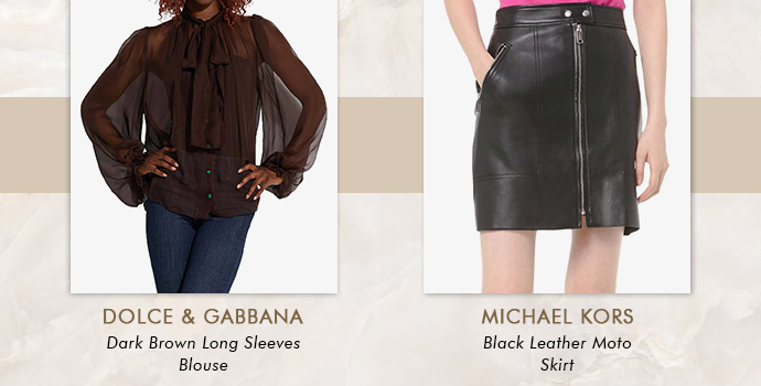 Dolce & Gabbana
Dark Brown Long Sleeves Blouse