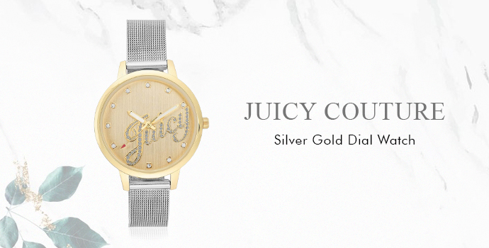 Juicy Couture
Silver Gold Dial Watch
