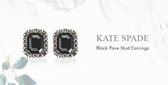 Kate Spade
Black Pave Stud Earrings
