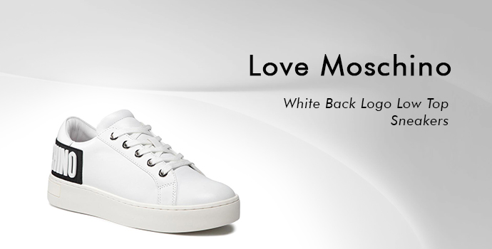 Love Moschino
white back logo low top sneakers