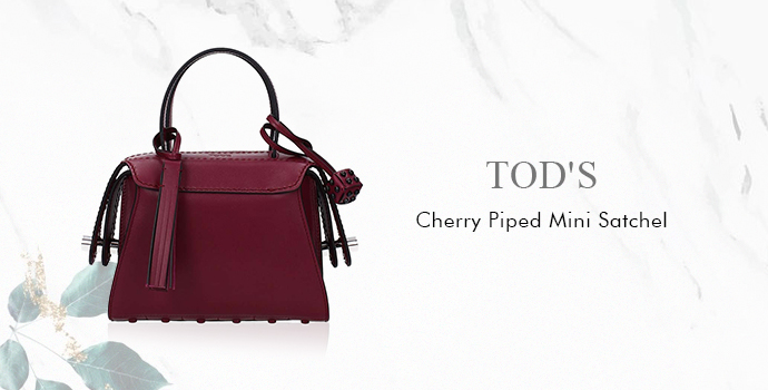 Tods
Cherry Piped Mini Satchel