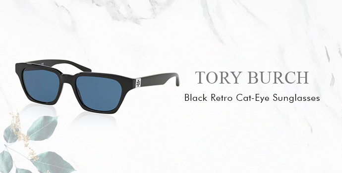 Tony Burch
Black Retro Cat Eye Sunglasses