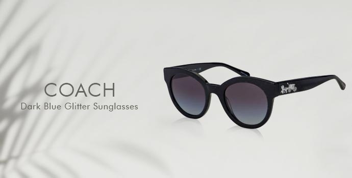 Coach
Dark Blue Glitter Sunglasses