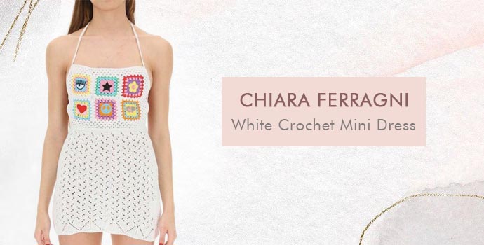 Chiara Ferragni
White Crochet Mini Dress