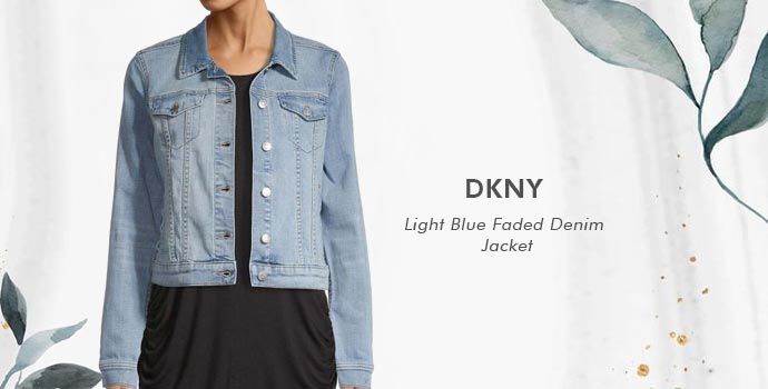 DKNY
Light Blue Faded Denim Jacket