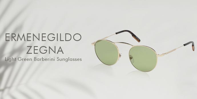 Ermenegildo Zegna
Light Green Barberini Sunglasses