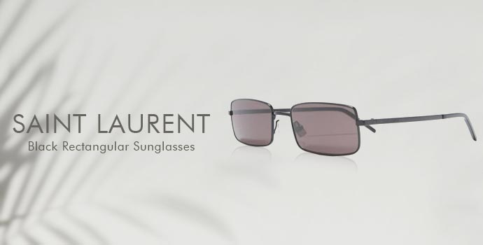 Saint Laurent
Black Rectangular Sunglasses