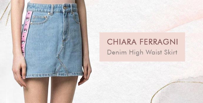Chiara Ferragni
Denim High Waist Skirt