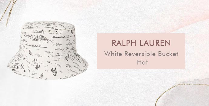 Ralph Lauren
White Reversible Bucket Hat