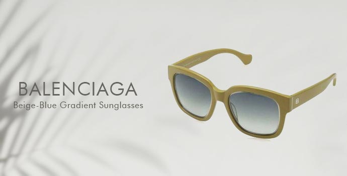 Balenciaga
Beige Blue Gradient Sunglasses