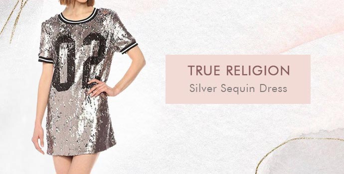 True Religion
Silver Sequin Dress