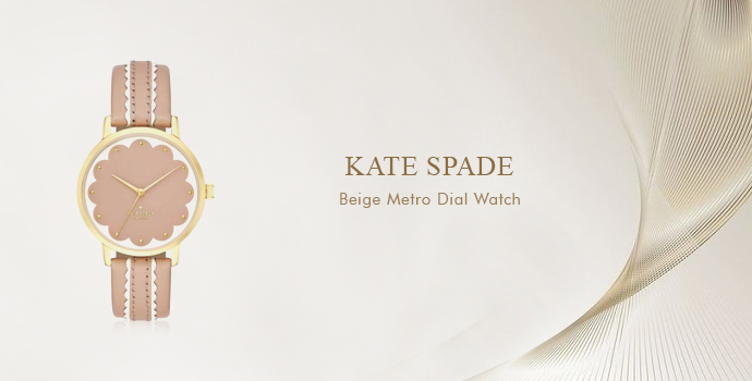 Kate Spade
Beige Metro Dial Watch