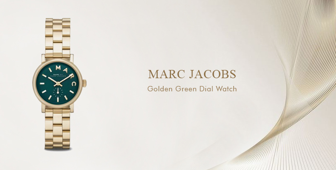 Marc Jacobs
Golden Green Dial Watch