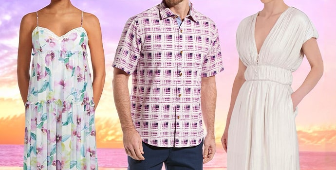 Springtime clothes store