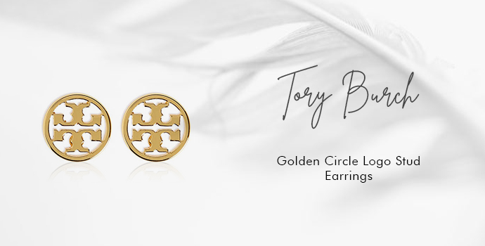 Tory Burch
Golden Circle Logo Stud Earrings