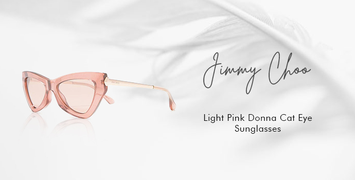 Jimmy Choo
Light Pink Donna Cat Eye Sunglasses