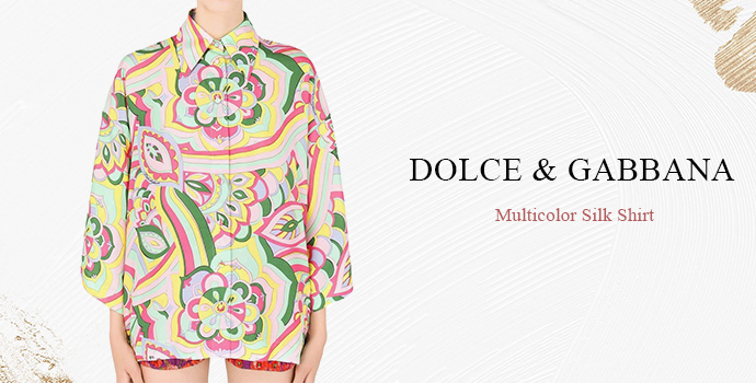 Dolce & Gabbana
Multicolor Silk Shirt