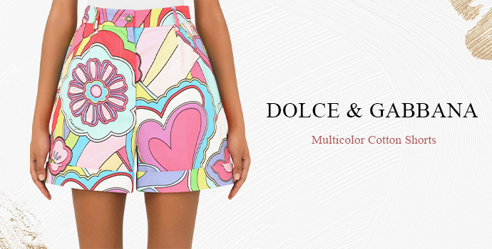 dolce & gabbana
multicolor cotton shorts