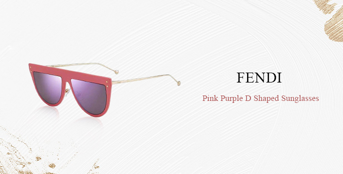Fendi
Pink Purple D Shaped Sunglasses