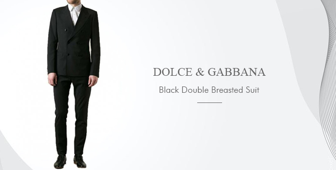 Dolce & Gabbana
Black Double Breasted Suit