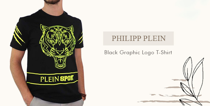 Phillip Plein
Black Graphic Logo T-Shirt