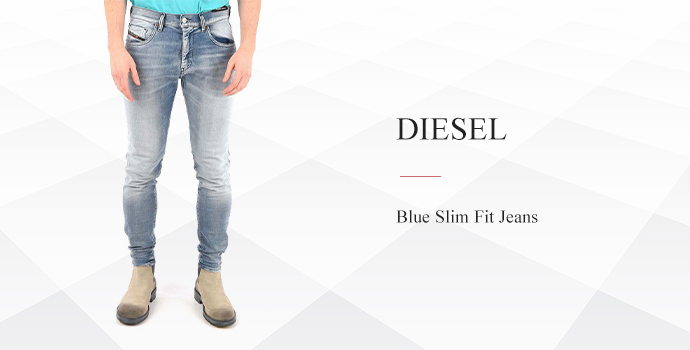 Diesel 
Blue Slim Fit Jeans
