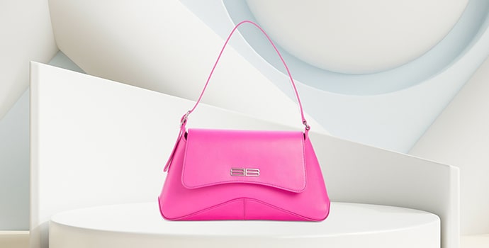 Luxury Designer Bags Balenciaga XX Flap Shoulder pink Bag