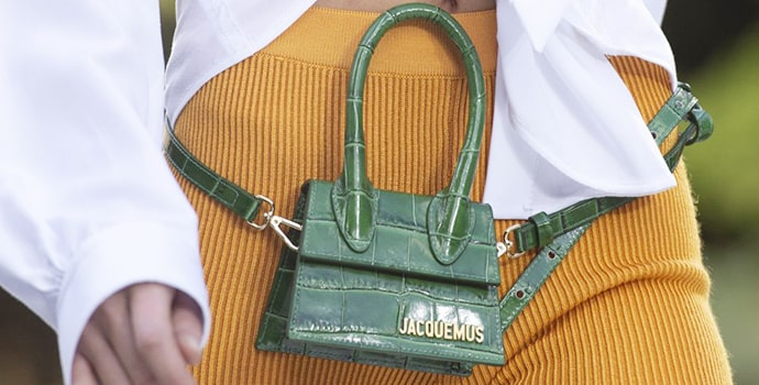 Luxury Designer Bags Jacquemus Le Chiquito in green color