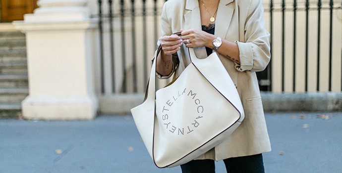 Top Luxury Designer- Bags Stella McCartney Marlee white Handbag