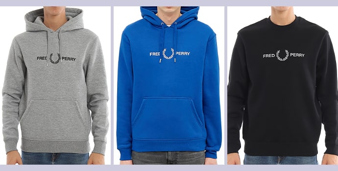 Fred Perry luxury hoodie brands 